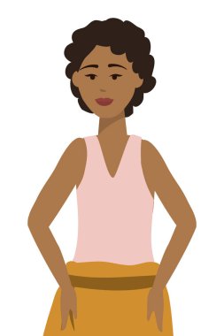 İzole kadın tasarım vector Illustrator
