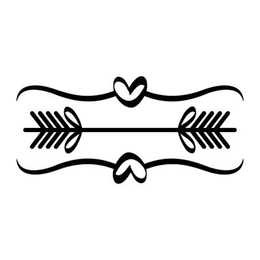 kalpler boho tarzı ile çerçeve çizgi ve kenarları