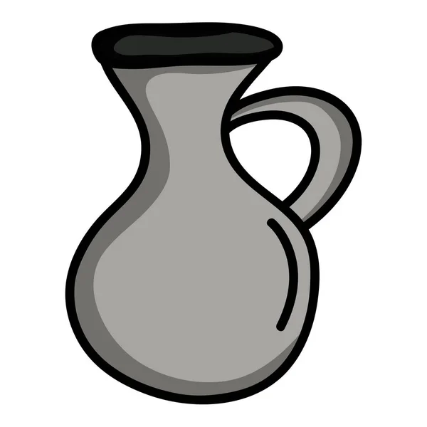 Jar kantin pot izolált ikon — Stock Vector