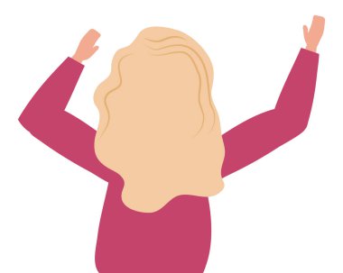 Tasarım ardında görülen izole kadın