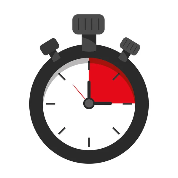 Χρονόμετρο ρολόι χρονοχρονισμού κινούμενα σχέδια — Διανυσματικό Αρχείο