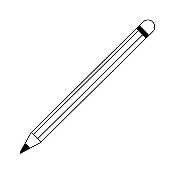 孤立した鉛筆ツール設計ベクトルイラストレーション — ストックベクタ
