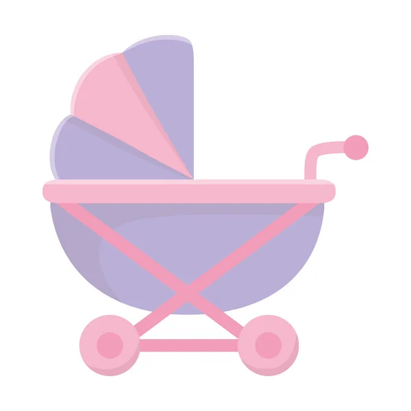 Baby shower symbol design vector illustration — Stock Vector