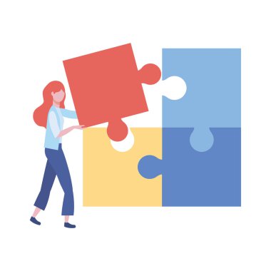 Businesswoman avatar karikatür tasarım vektör illüstrasyon