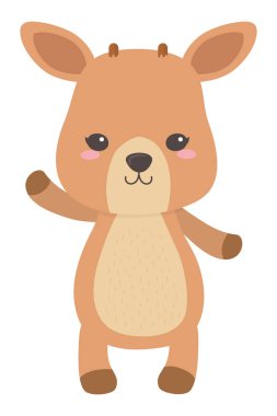 Deer karikatür tasarım vector Illustrator