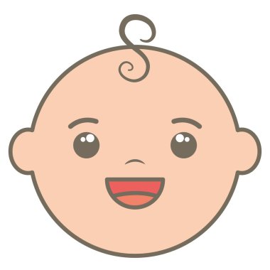 sevimli küçük bebek erkek bebek karakter