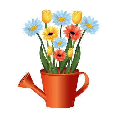 çiçek tropikal karikatür