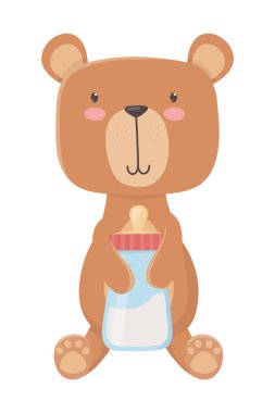 Bebek sembol tasarım vektör illüstrasyon duş