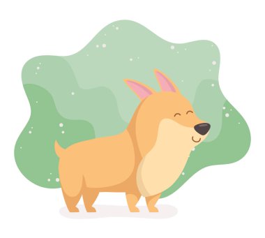 Şirin köpek maskotu.