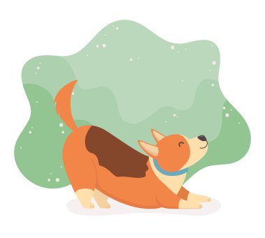 Şirin köpek maskotu.