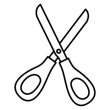 makas okul izole simgesi