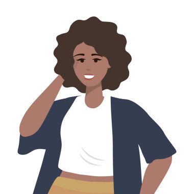 İzole kadın tasarım vector Illustrator