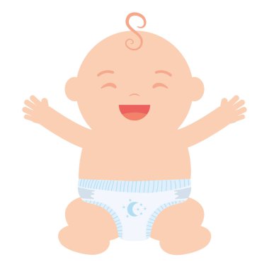 sevimli küçük bebek çocuk karakter