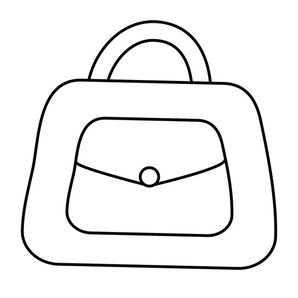 Bolso aislado bolso diseño vector ilustrador — Archivo Imágenes Vectoriales