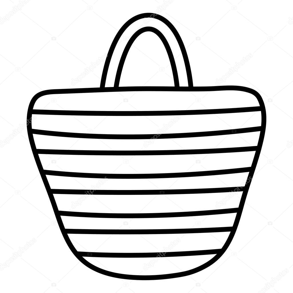 handbag female summer accessory icon