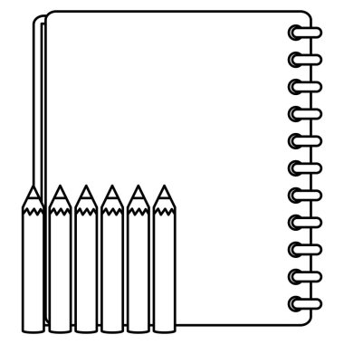 renk kalemler ile Notebook okul temini