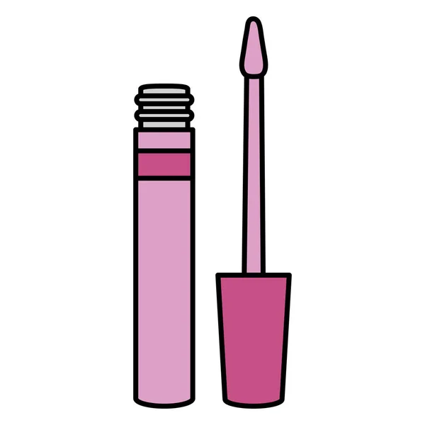 Wimperntusche Make-up Zeichensymbol — Stockvektor