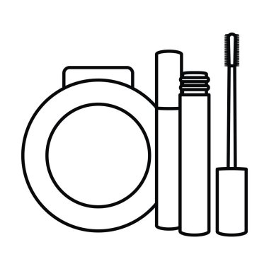 kirpik ve allık çizim makyaj