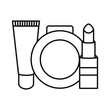 ruj ve allık tozu çizim makyaj