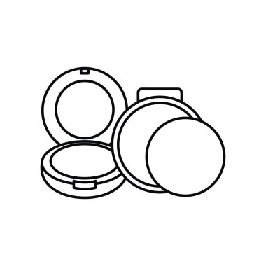 allık çizim simgesi makyaj