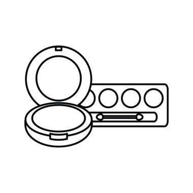 göz gölgeler ve Bush makyaj