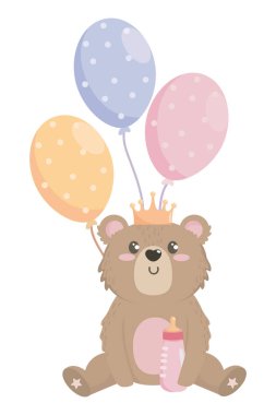 İzole bebek sembol vektör tasarım