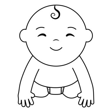 sevimli küçük bebek çocuk tarama