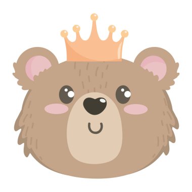 Oyuncak ayı karikatür tasarım vektör illüstrasyon