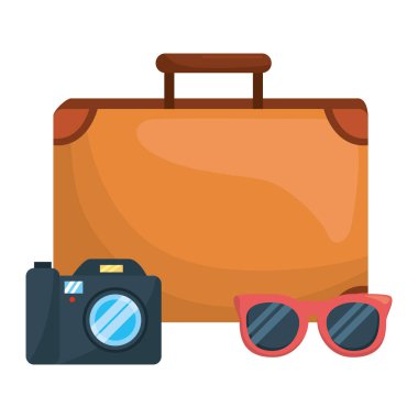 İzole bavul ve seyahat tasarımı