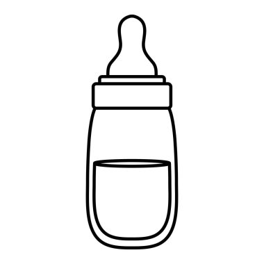 bebek şişe süt aksesuar simgesi