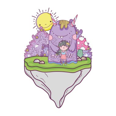 alanda canavar ile küçük peri