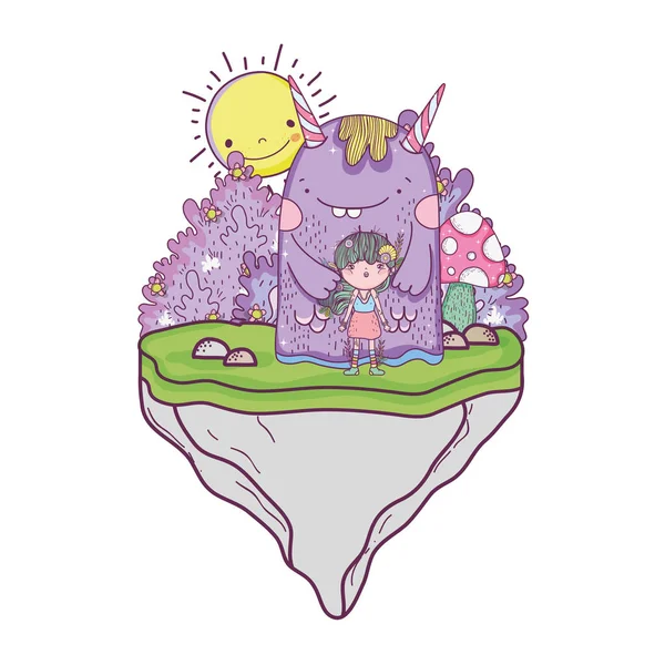 alanda canavar ile küçük peri