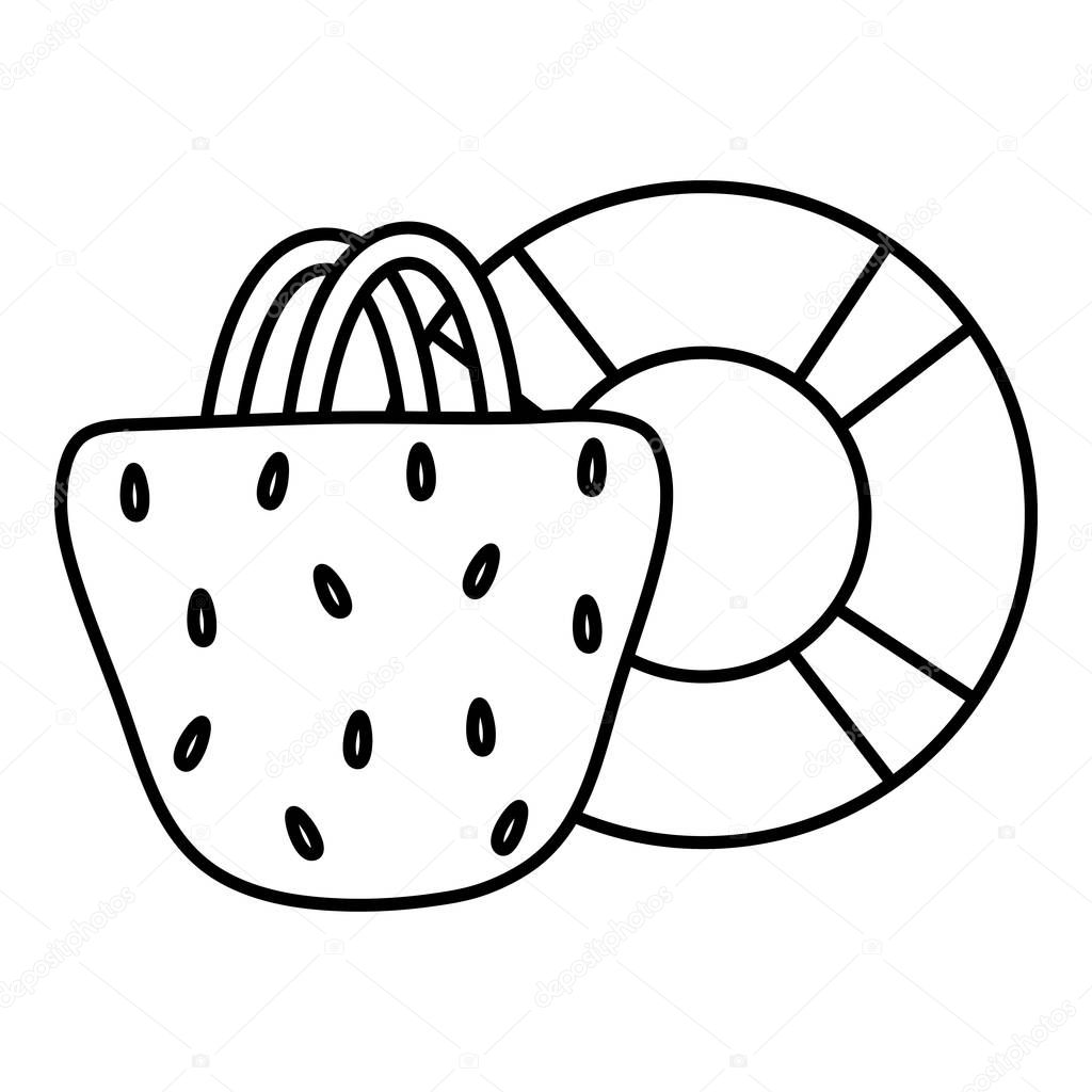handbag female with float lifeguard