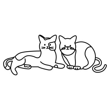 sevimli kediler Maskotlar adorables karakterler