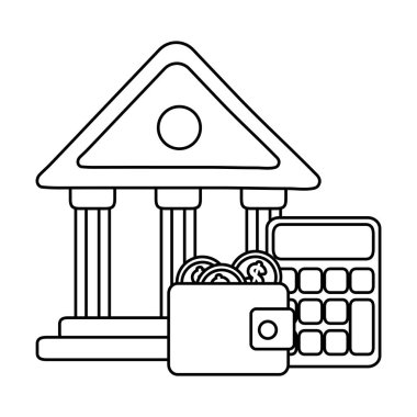 Alışveriş online simge tasarım vektör illüstrasyon