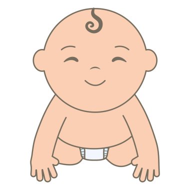 sevimli küçük bebek çocuk tarama