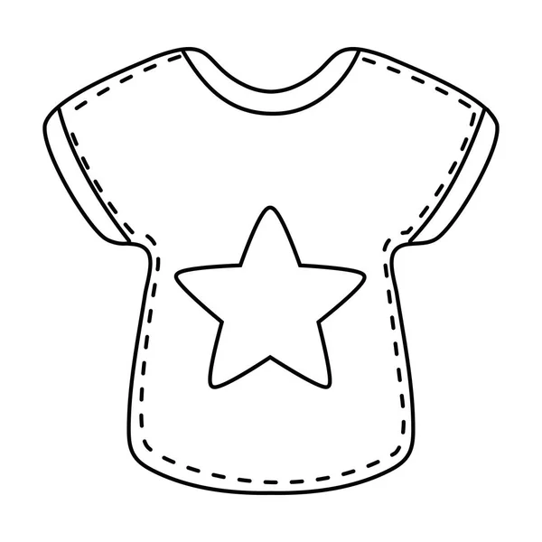 Isolierte Baby T-Shirt Design Vektor Illustration — Stockvektor
