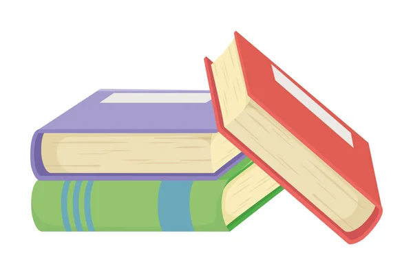 Ilustrador vectorial de diseño de libro aislado — Vector de stock