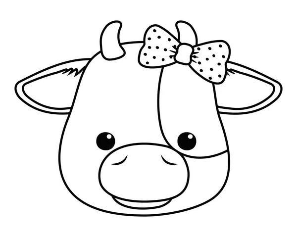 Cow cartoon design vector illustrator — Stock Vector