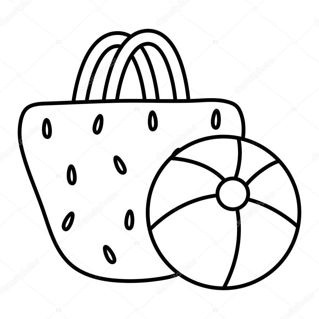 handbag female with balloon plastic toy