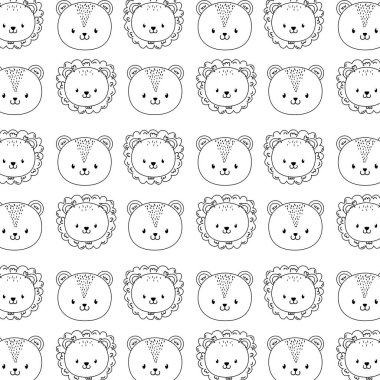 sevimli ormanlık hayvanlar karakter model