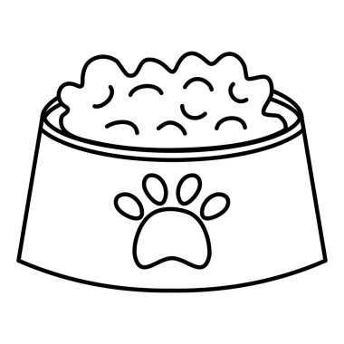 Gıda bakım maskotu ile plastik çanak