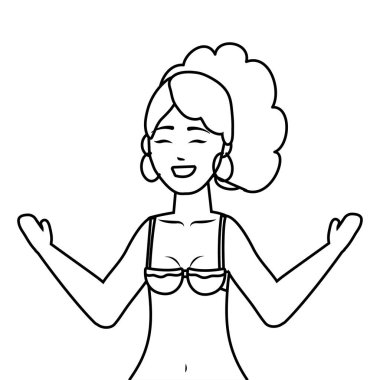 İç çamaşırı tasarım kadın avatar