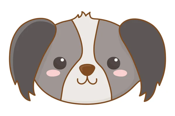 Ilustrador de vectores de diseño de dibujos animados perro aislado — Vector de stock