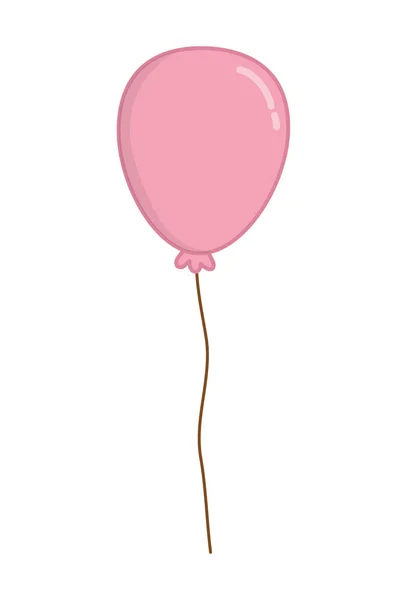Flutuante redondo em forma de balão vetor ilustração — Vetor de Stock