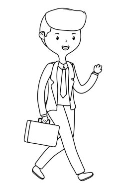 Adam karikatür tasarım vector Illustrator