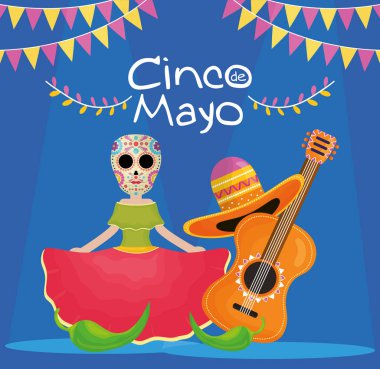Katrina karakter ile Cinco de Mayo kutlama