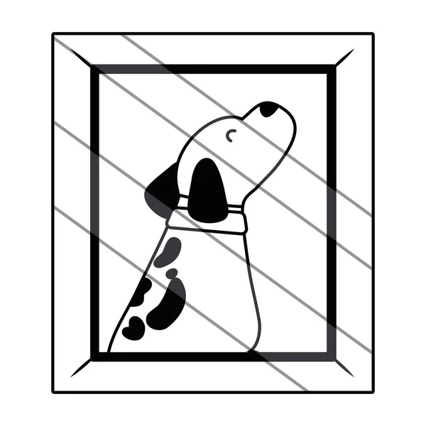 Illustrateur vectoriel dessin animé pour chien — Image vectorielle