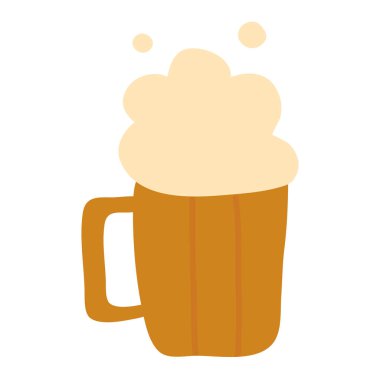 bira kavanozu izole edilmiş ikon içecek