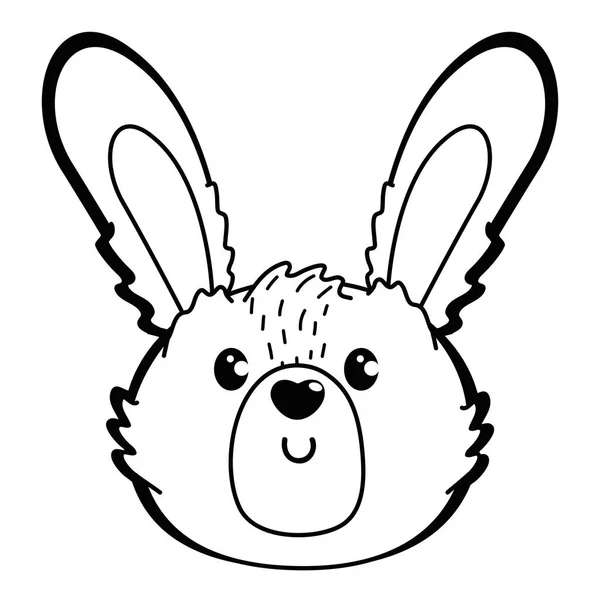 Kaninchen cartoon design vektor illustration — Stockvektor